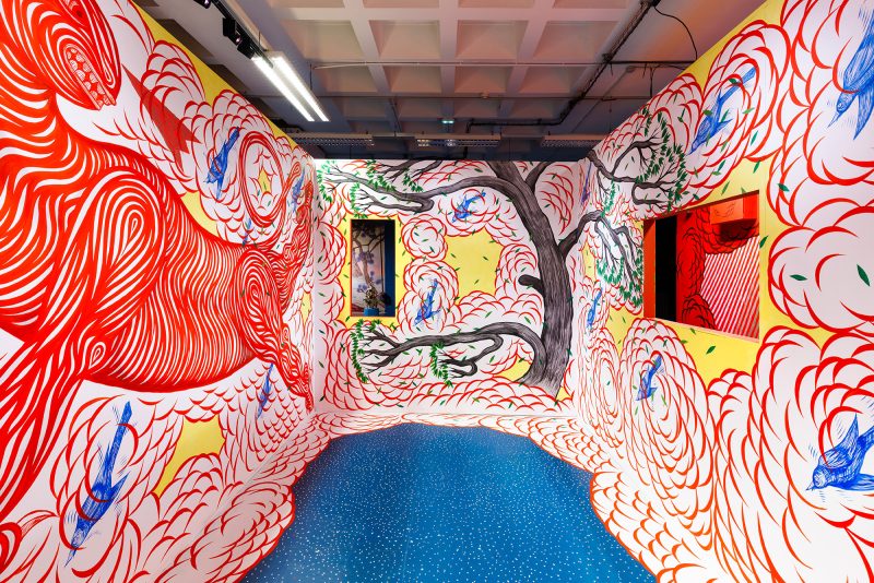 Andrew Schoultz_Exposition ÉCHAPPÉES_2025_© photo Salim Santa Lucia